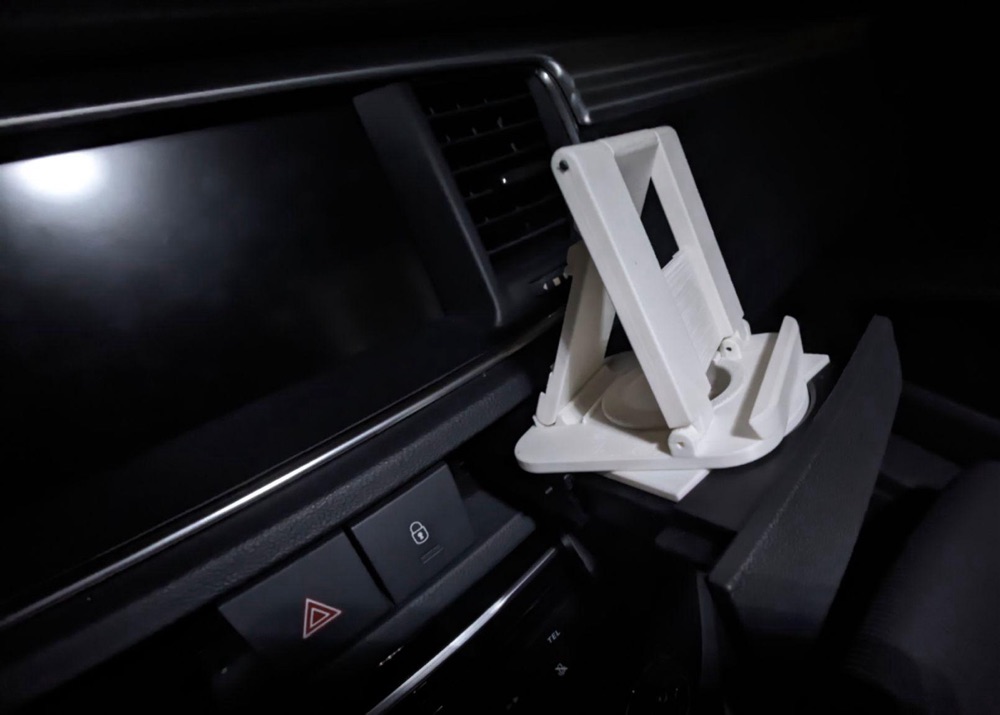 Peugeot 508 Bardaklık Uyumlu Telefon Standı görsel 2