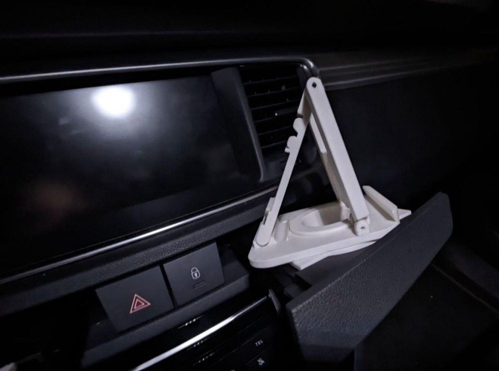 Peugeot 508 Bardaklık Uyumlu Telefon Standı görsel 3