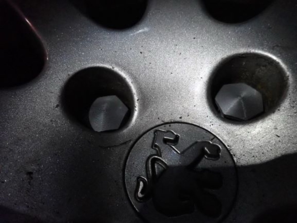 Peugeot Uyumlu Bijon Somun Kapağı Seti görsel 2