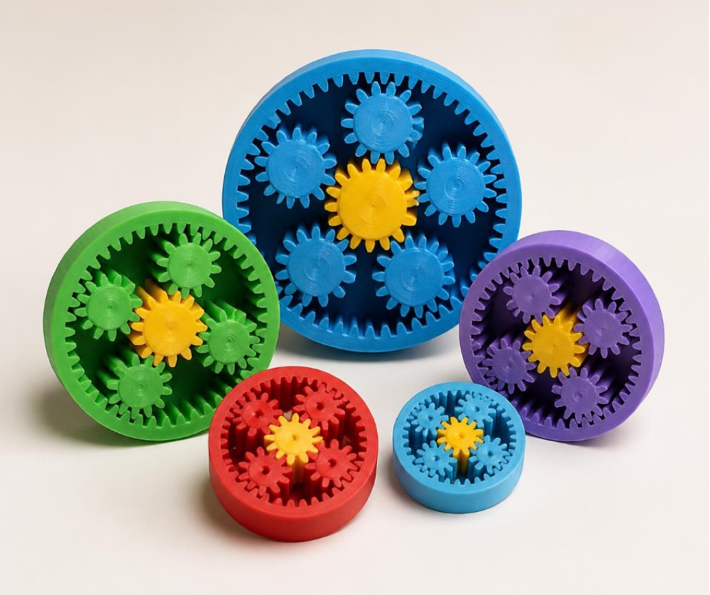 Planet Dişli Fidget & STEM Oyuncağı (Planetary Gearset) görsel 2