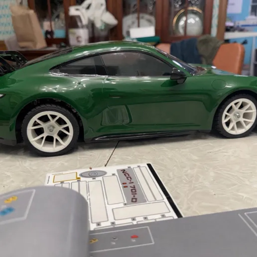 Porsche 911 GT3 (992) 1/10 RC Jant Seti (12mm Hex) görsel 3