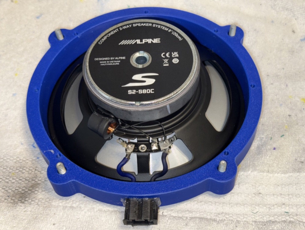 Porsche 987 Boxster 8" Hoparlör Adaptörü görsel 2