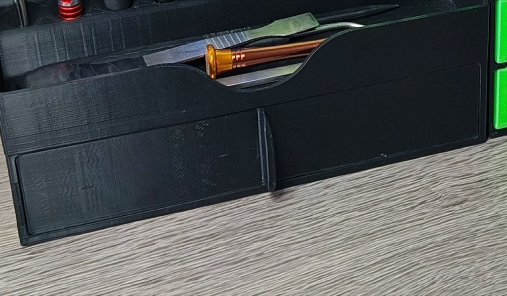 Üst Üste Dizilebilen Geniş Modüler Çekmeceli Organizer (Tek ve Çift Yükseklik) görsel 2