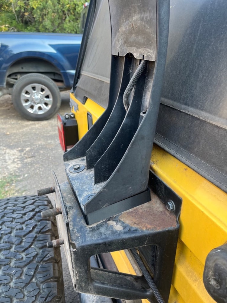 Jeep Wrangler TJ Üçüncü Stop Lambası Yükseltici görsel 2