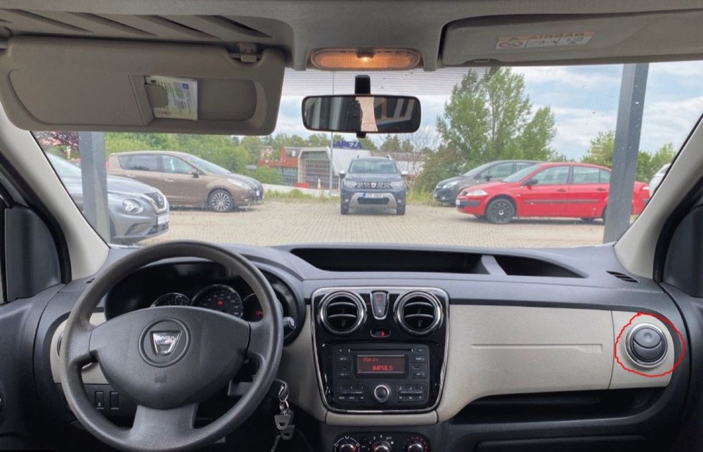 Dacia Dokker havalandırma ızgarası görsel 4
