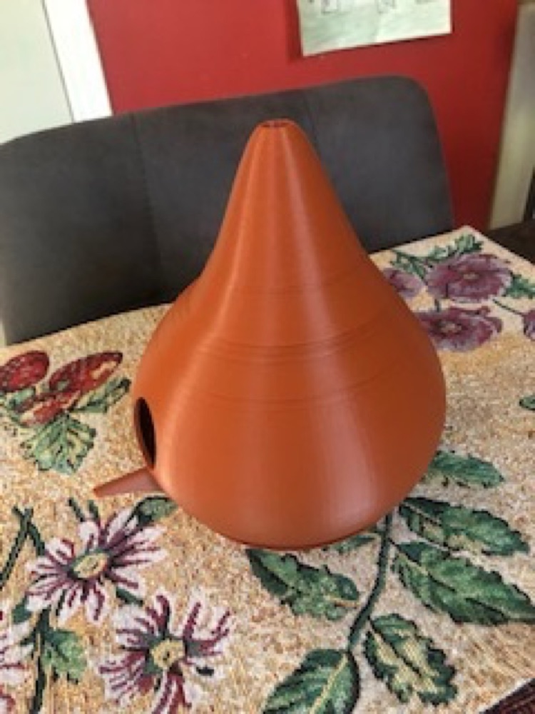 Kuş Yuvası (Damla Biçimli, Çıkarılabilir Tabanlı, Asılabilir) görsel 3