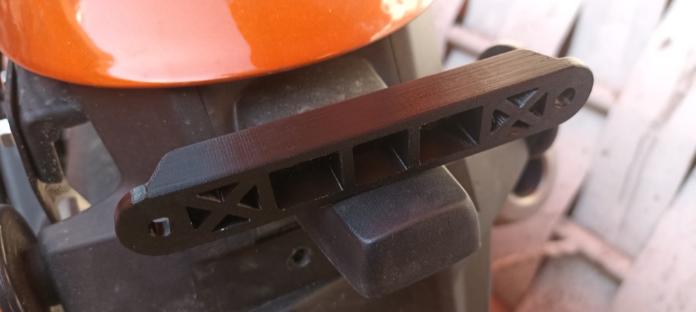 TVS Ronin MX Plaka Tutucusu görsel 2