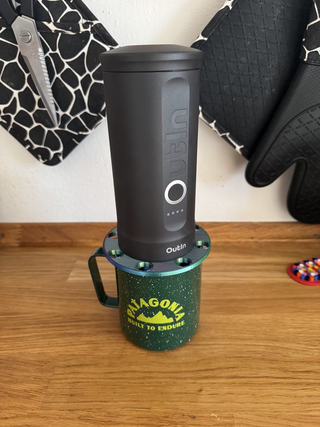 OutIn Nano Espresso Makinesi Bardak Adaptörü görsel 1