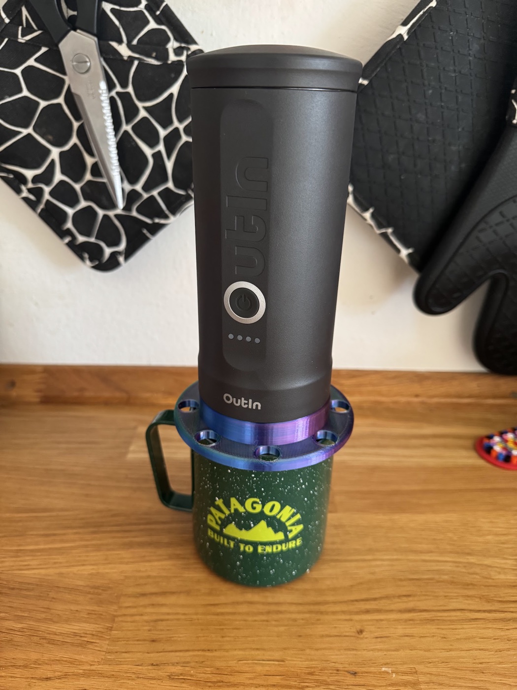 OutIn Nano Espresso Makinesi Bardak Adaptörü görsel 2