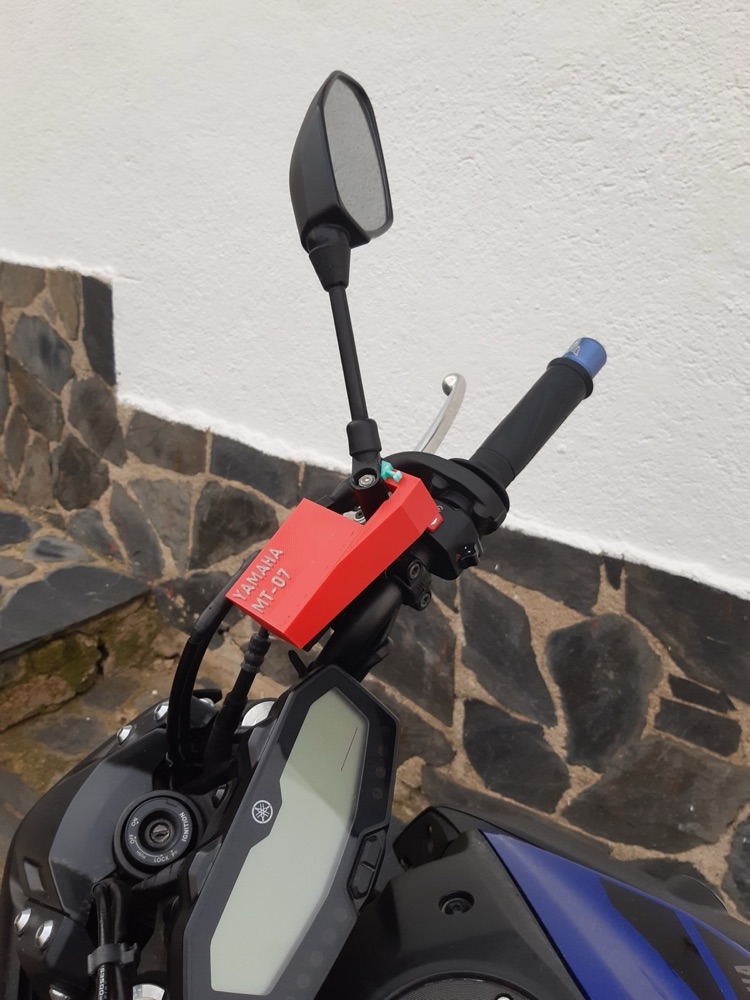 Yamaha MT-07 Ayna Sabitleme Desteği görsel 4