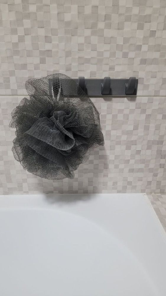 Bantla Yapışan Çok Kancalı Banyo Askısı (Havlu ve Duş Lifi İçin)