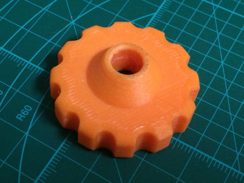 M8 Somun İçin Dişli Kenarlı El Topuzu (40 mm Çaplı) görsel 2