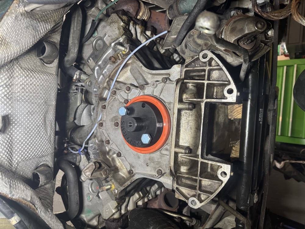 Mercedes M119 Motor Arka Yağ Keçisi Montaj Aracı görsel 2