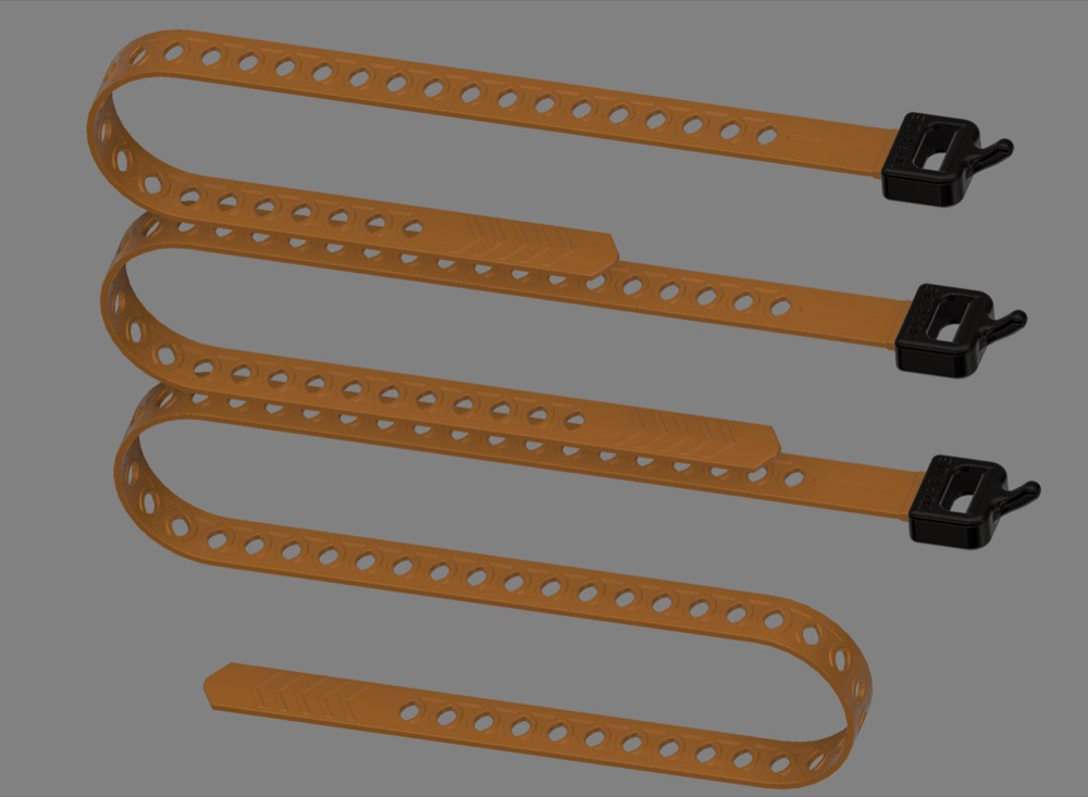 Esnek Bağlama Kayışı (Tokalı, 380, 420 ve 650 mm)