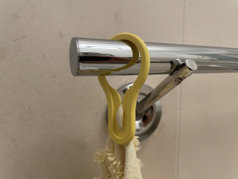 Havlu Askısı Halkası (Mutfak ve Banyo Havluları İçin) görsel 2