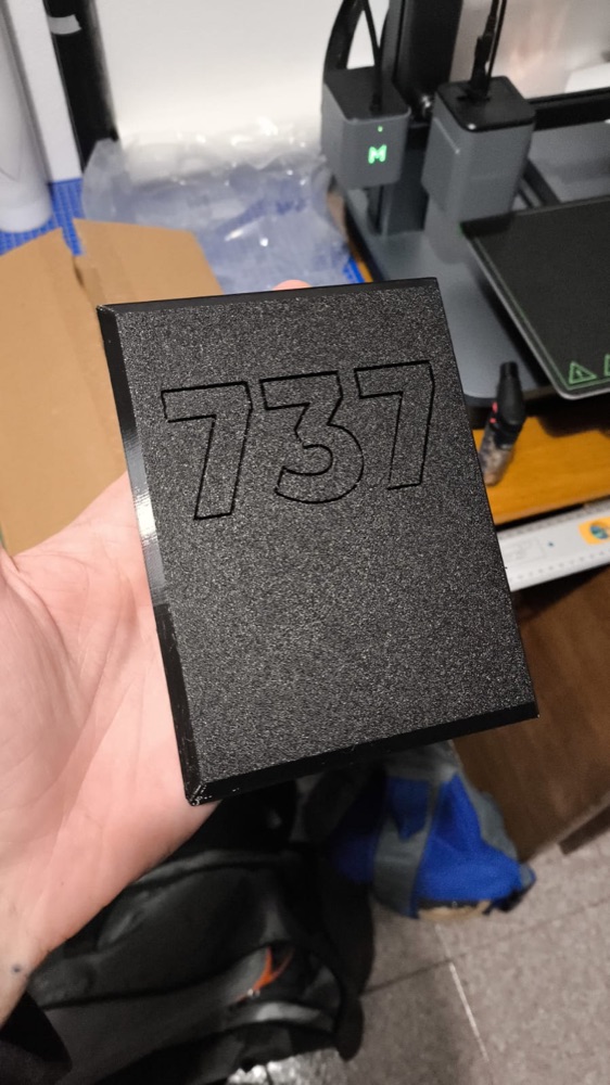 Johnson GT737 Dis Motor Icin Model Plakasi