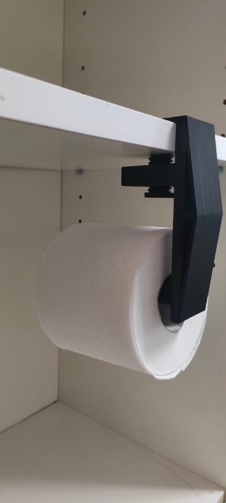 Masa ya da Tezgâh Altına Vidayla Takılan Tuvalet Kâğıdı Tutucusu (25 mm'ye Kadar)