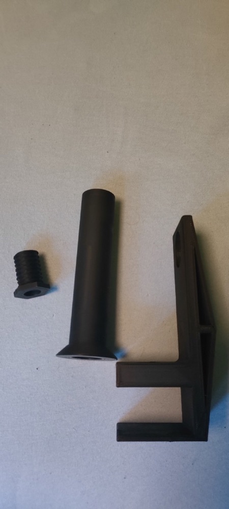 Masa ya da Tezgâh Altına Vidayla Takılan Tuvalet Kâğıdı Tutucusu (25 mm'ye Kadar) görsel 3