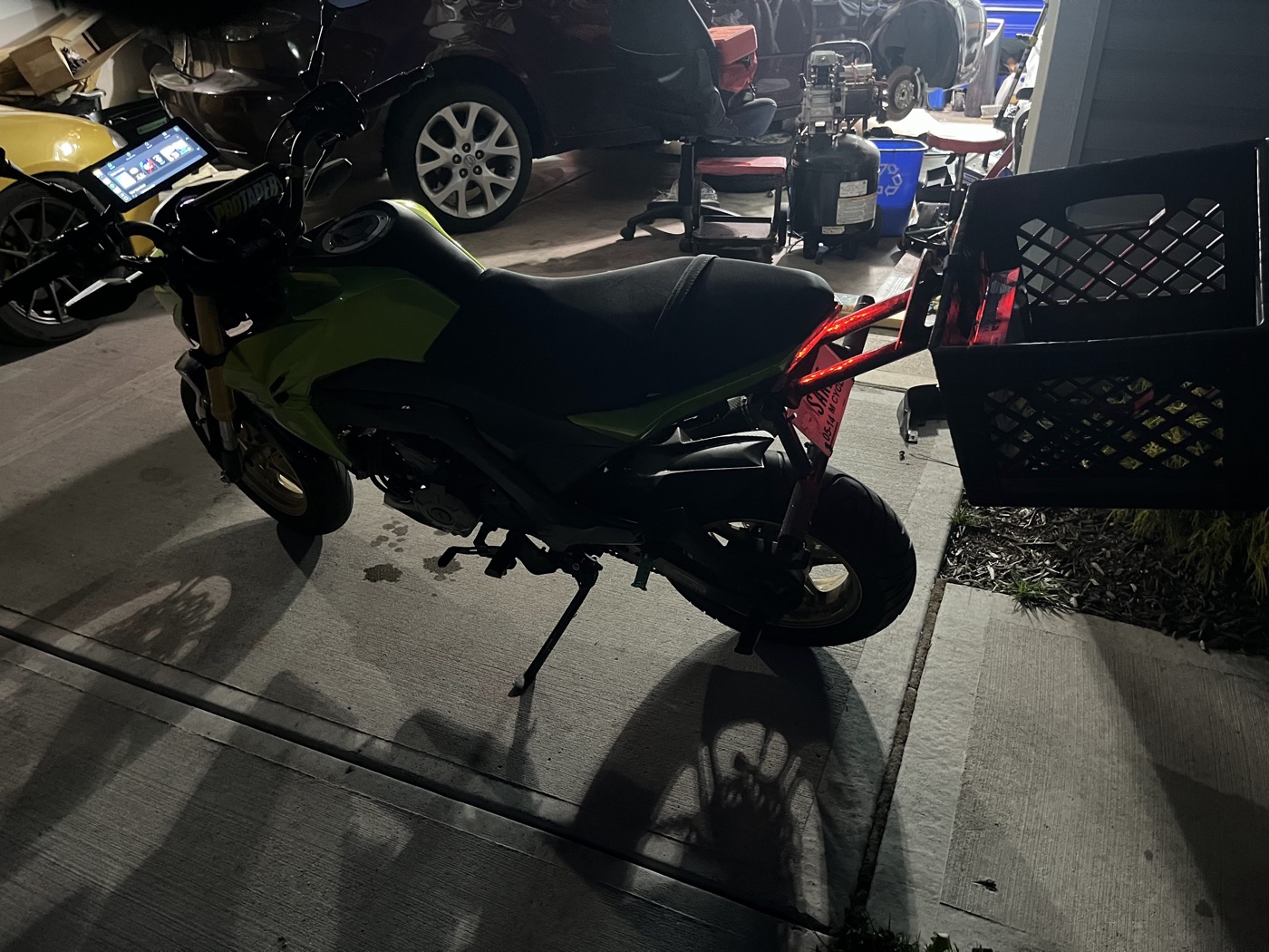 Kawasaki Z125 Kasa Montaj Aparatı (Z&Z Scrape Bar Uyumlu) görsel 3