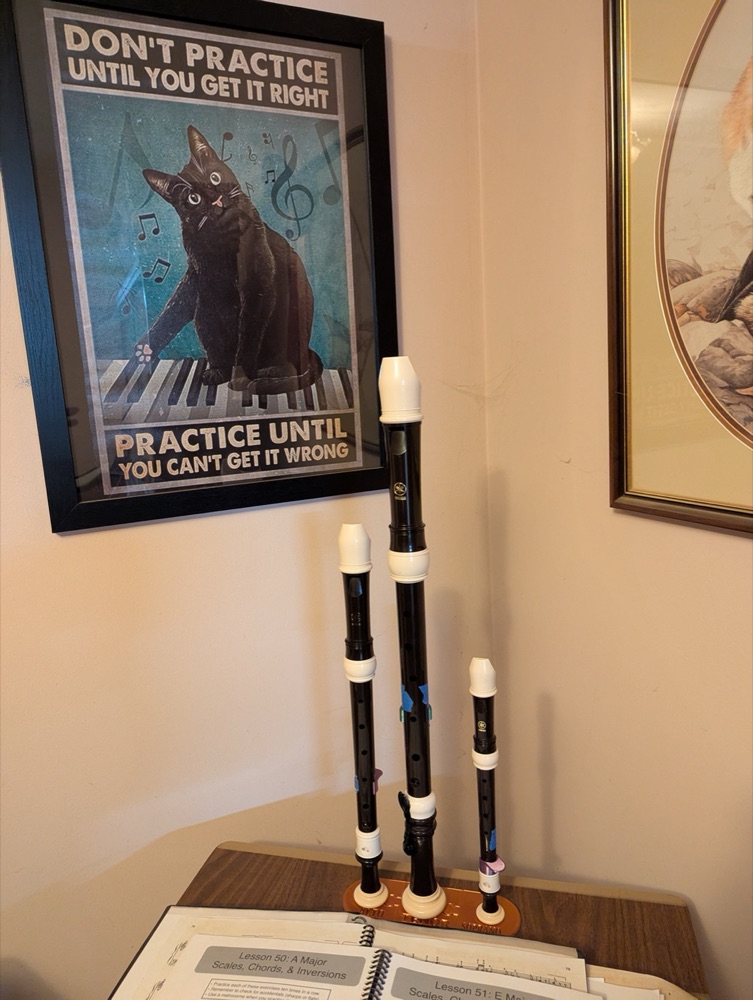Yamaha Blok Flüt Standı (Modüler, Soprano / Alto / Tenor) görsel 2