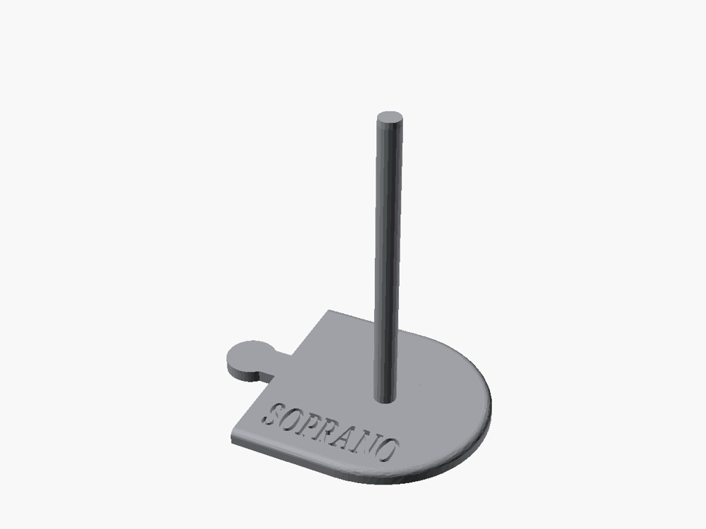 Yamaha Blok Flüt Standı (Modüler, Soprano / Alto / Tenor) görsel 3