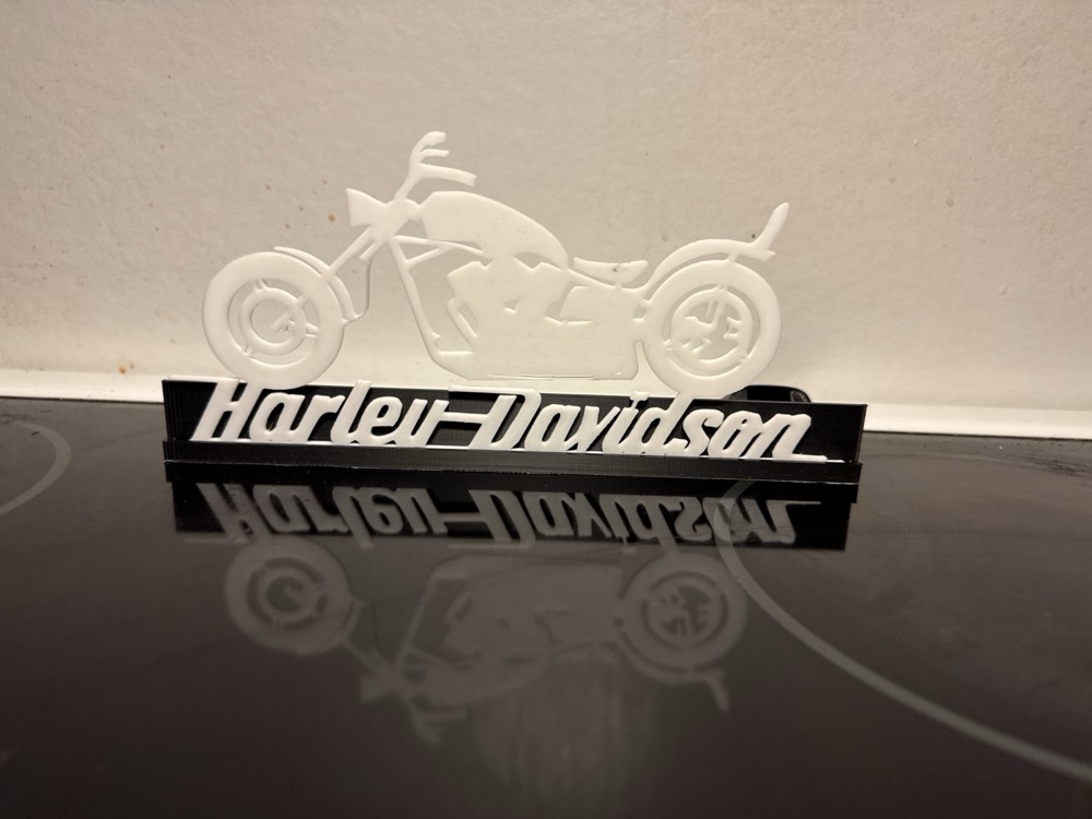Harley-Davidson Standlı Dekoratif Silüet