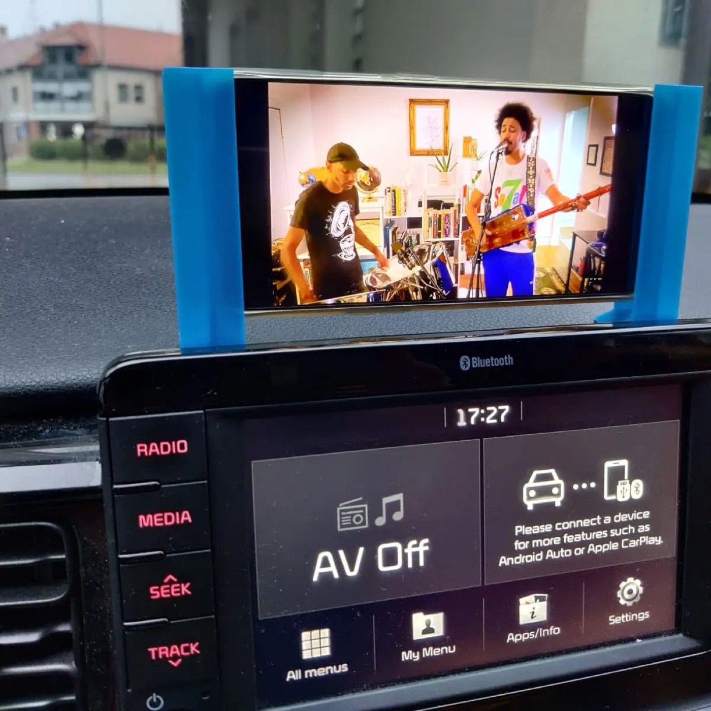 Kia Stonic 2020 Telefon Standı (Araca Özel Form)