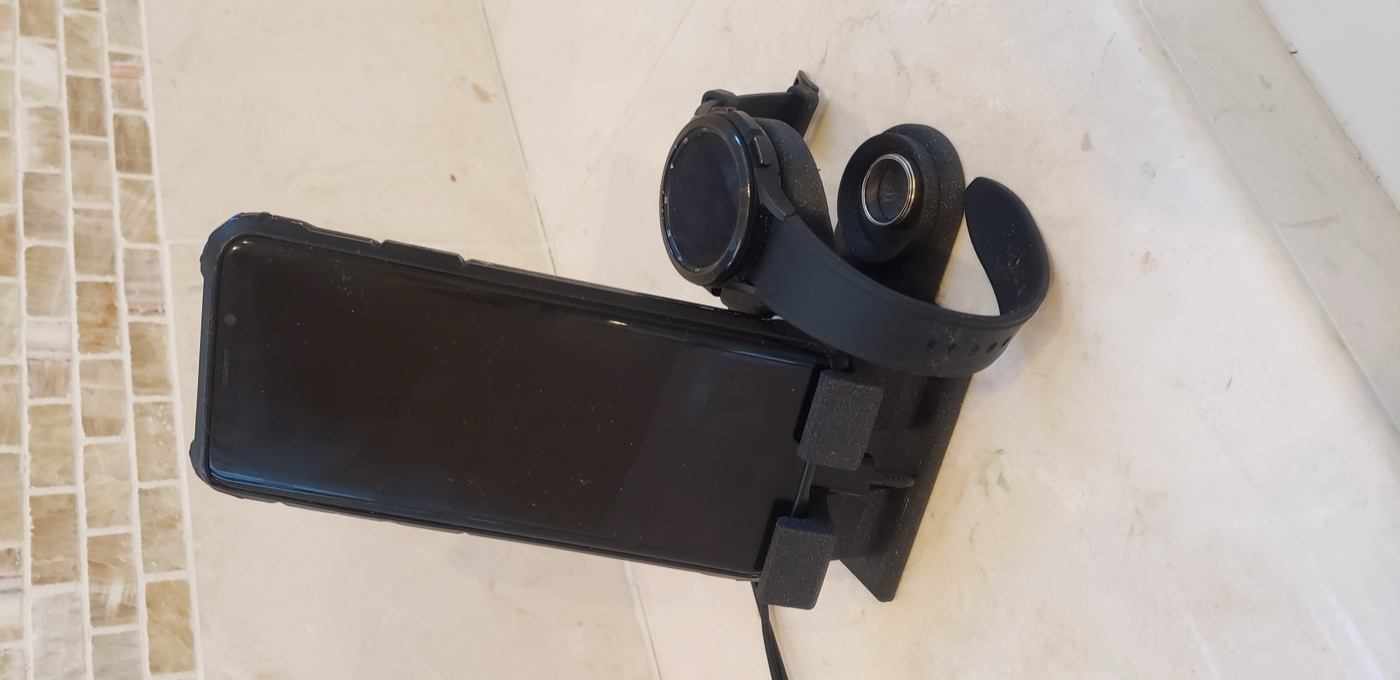 Samsung Galaxy Watch 4 ve Telefon Şarj İstasyonu
