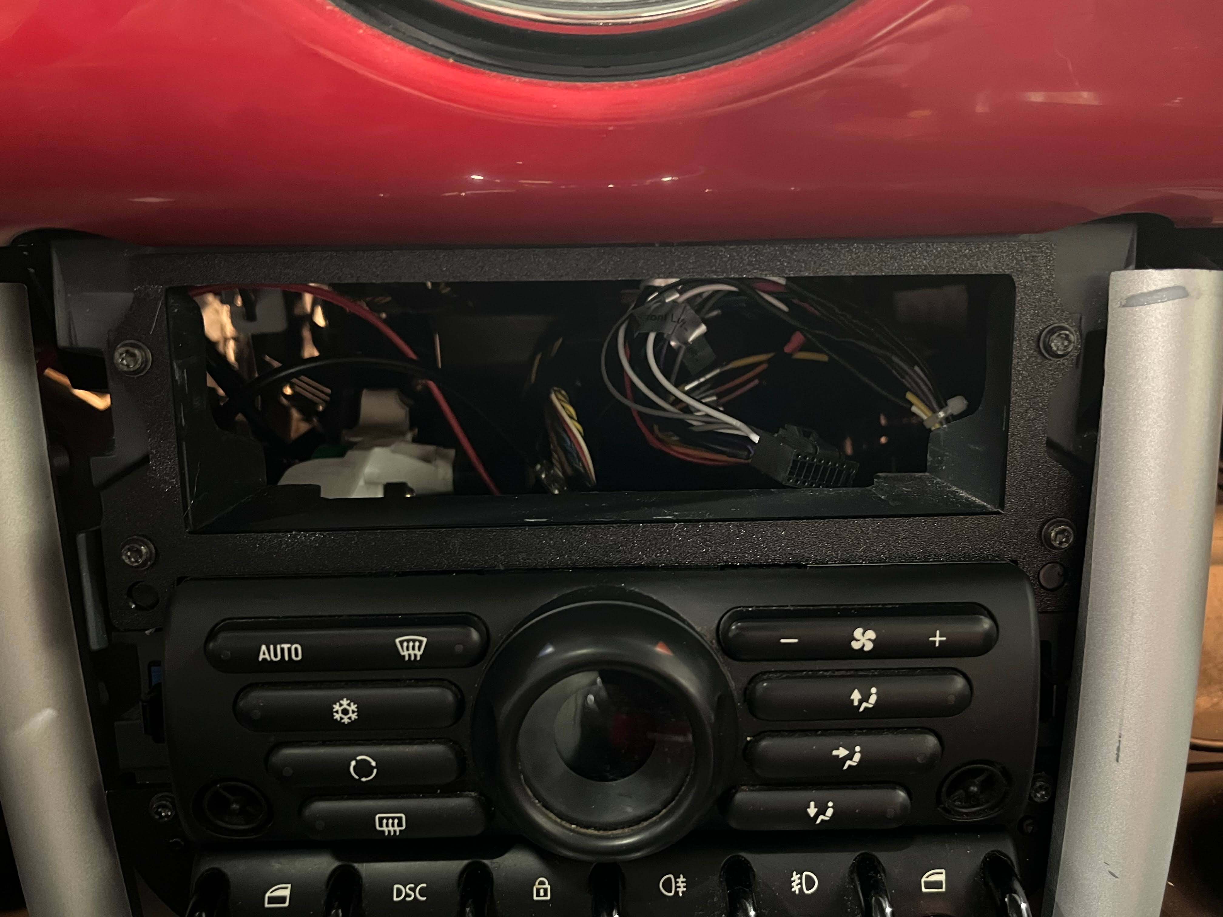 MINI R50 R52 R53 Düz Radyo Konsol Kiti
