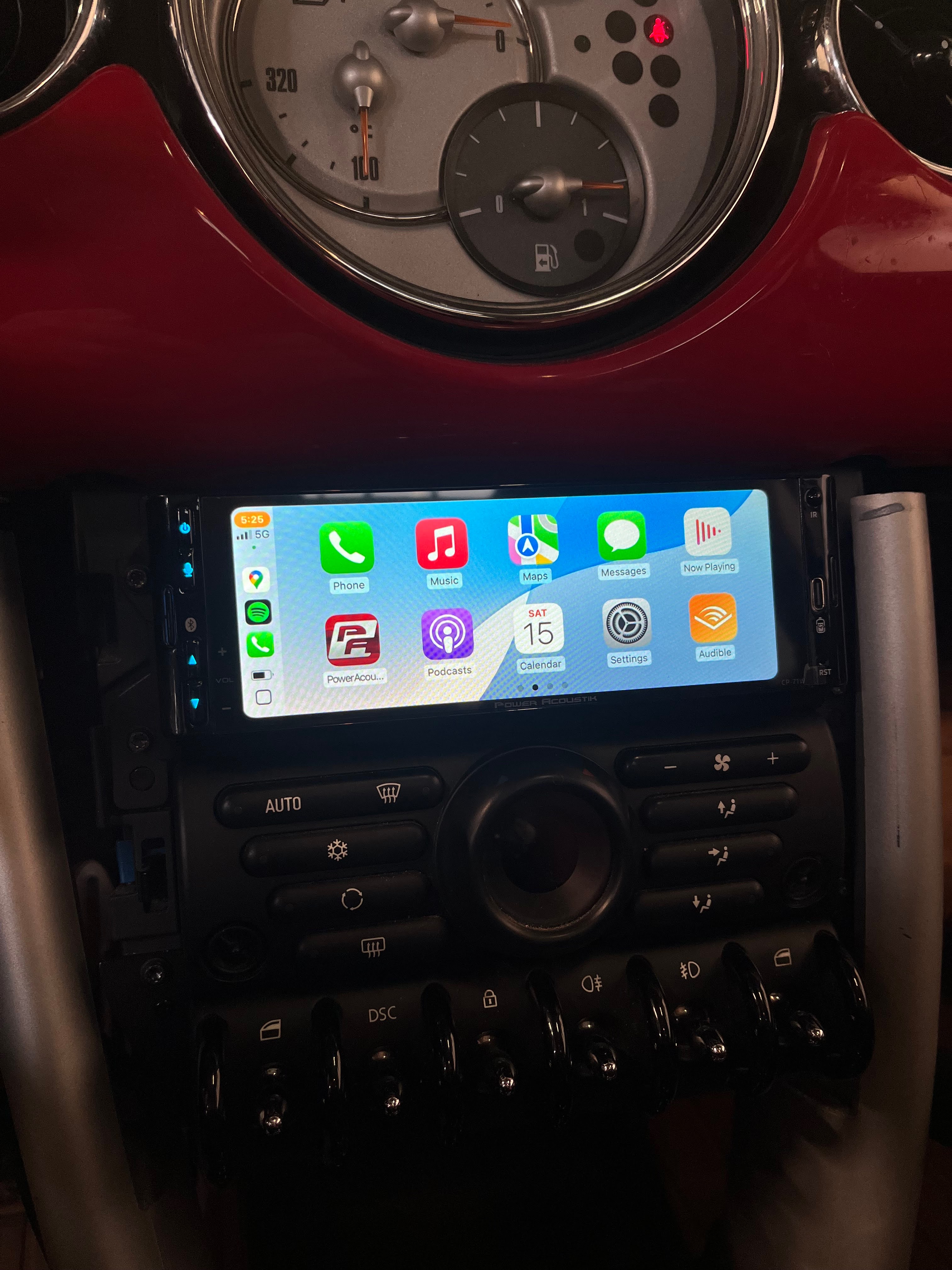 MINI R50 R52 R53 Düz Radyo Konsol Kiti görsel 2