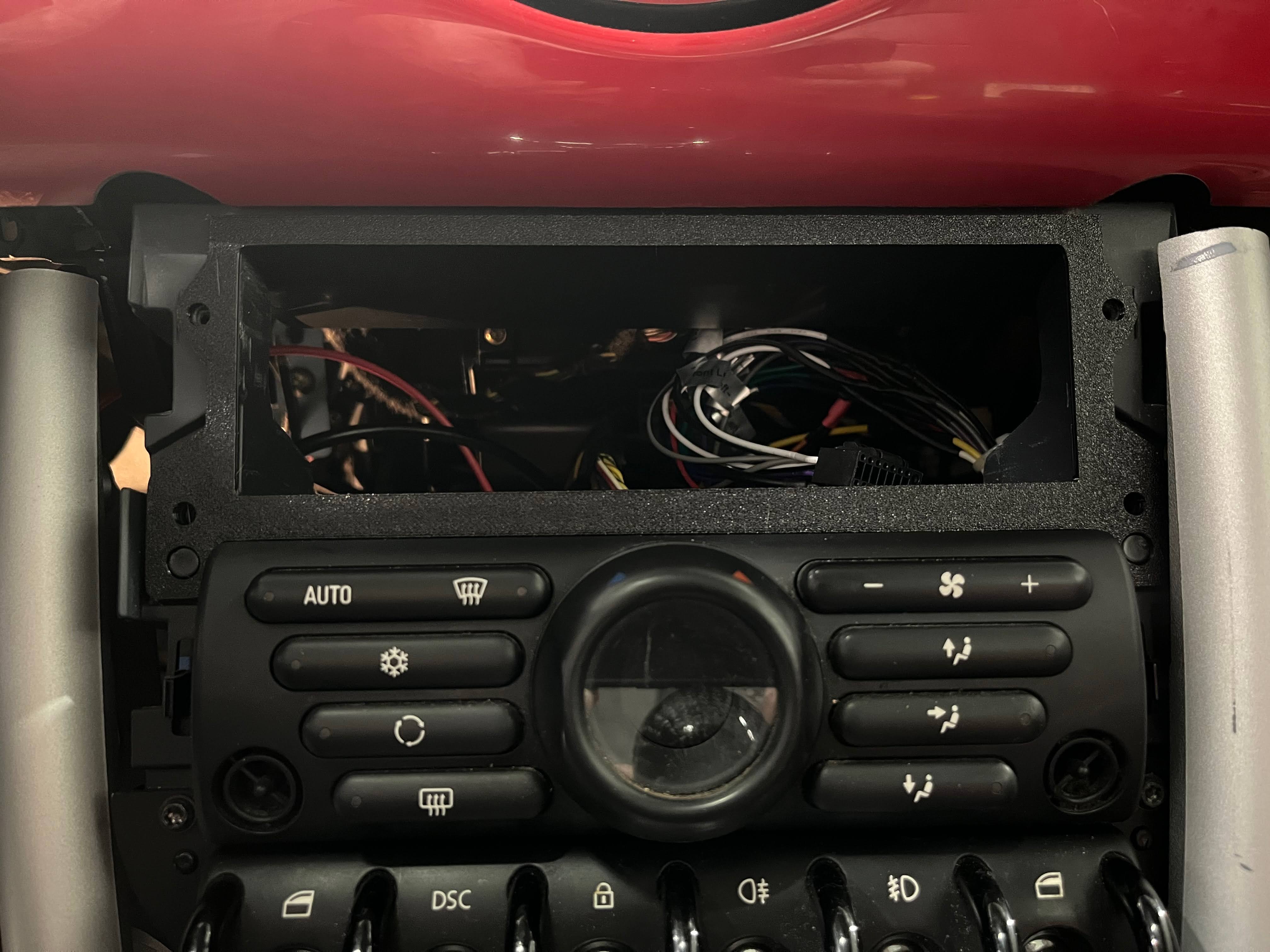 MINI R50 R52 R53 Düz Radyo Konsol Kiti görsel 3