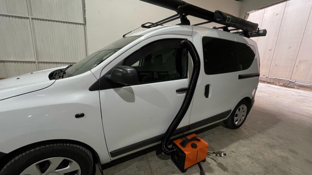 Dacia Dokker dış ısıtma hava girişi