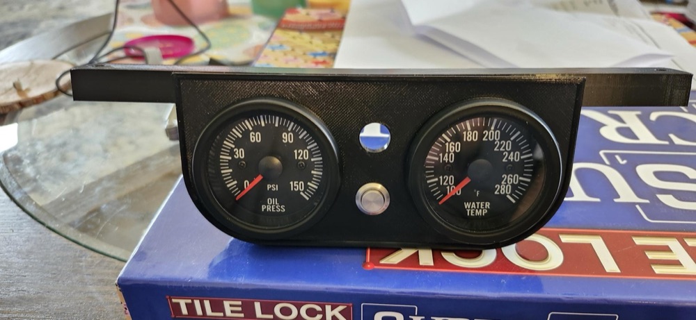 1965-1966 Ford Galaxie Kademeli İkili Gösterge Podu