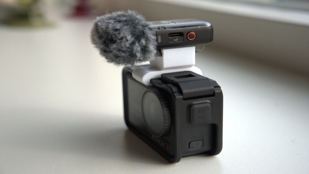 DJI Action 4 ve Mic 2 Montajı