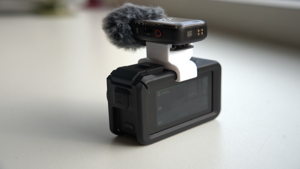 DJI Action 4 ve Mic 2 Montajı görsel 3