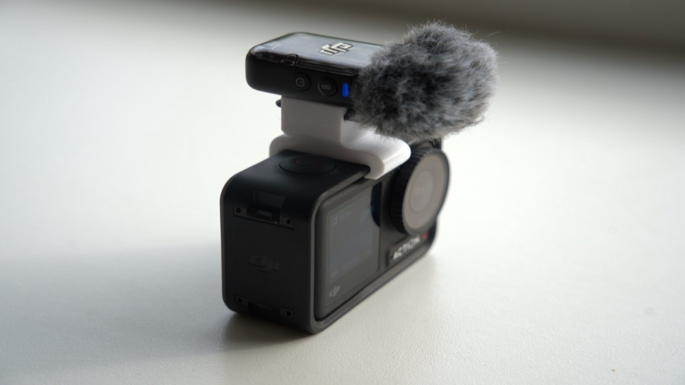 DJI Action 4 ve Mic 2 Montajı görsel 4