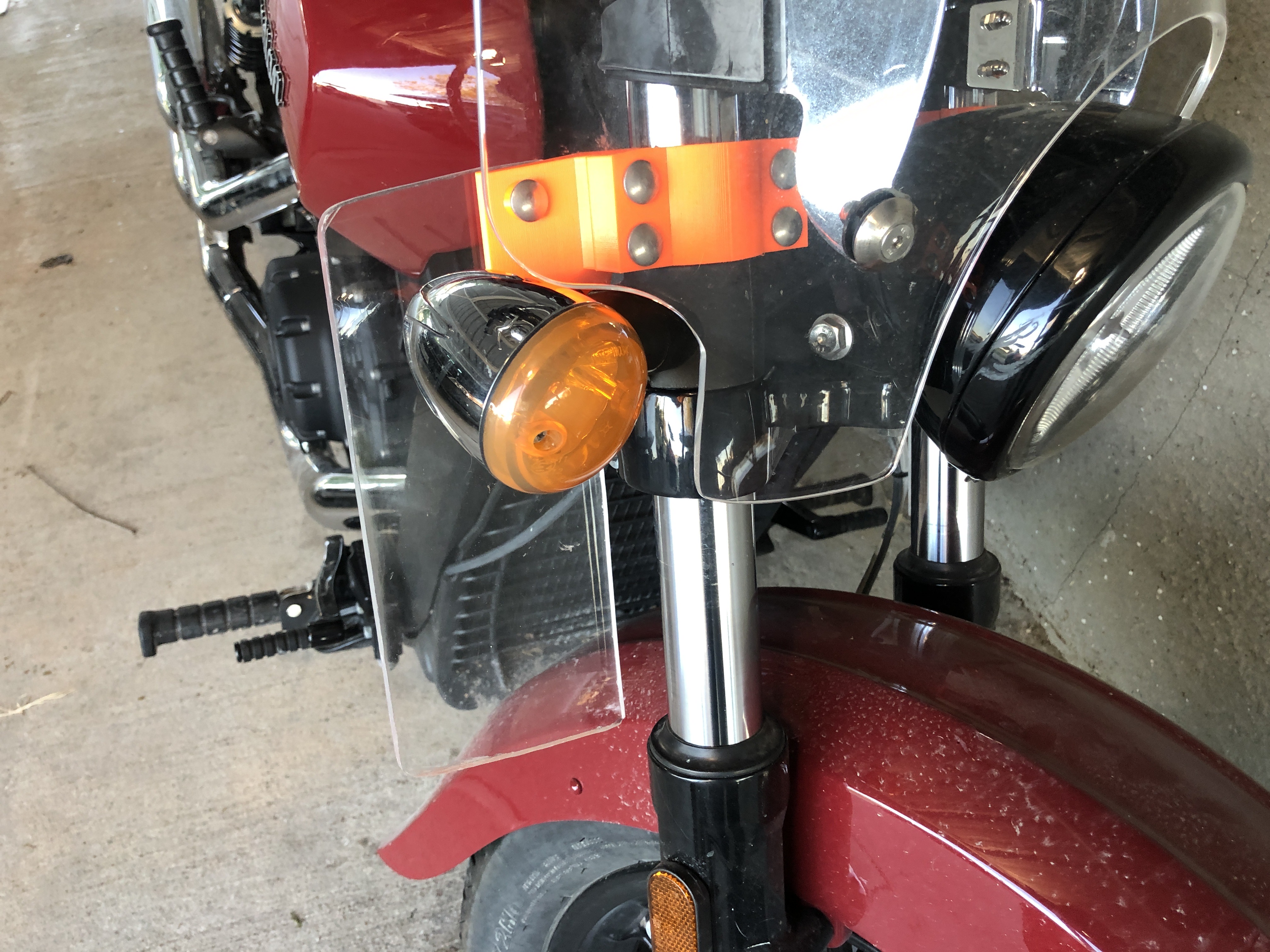 Indian Scout Rüzgar Deflektörü