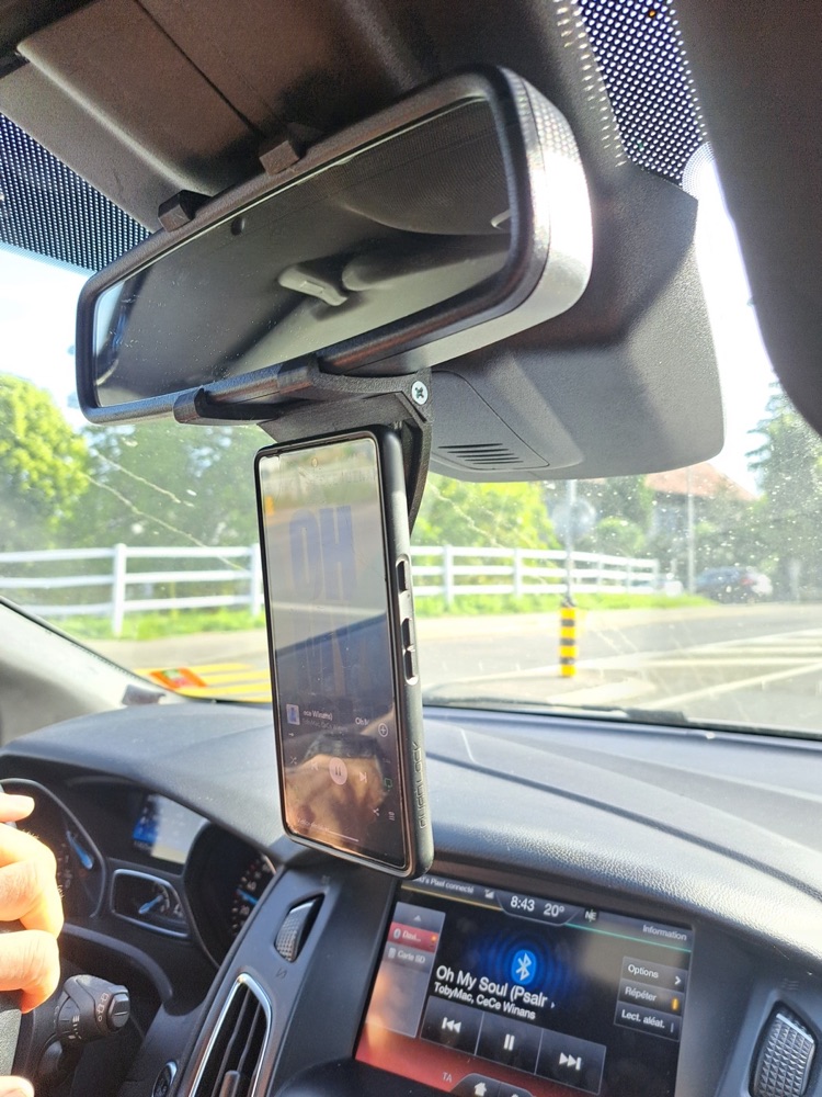 Dikiz Aynası Hızlı-Kilit Telefon Tutucu Mesnedi (Ford Uyumlu) görsel 2