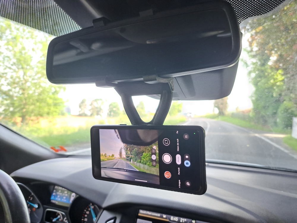Dikiz Aynası Hızlı-Kilit Telefon Tutucu Mesnedi (Ford Uyumlu) görsel 3