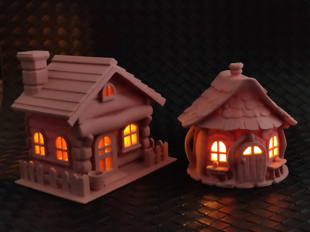 Masal Evi Çay Mumu Kapağı (Kare ve Yuvarlak, İki Model) görsel 1