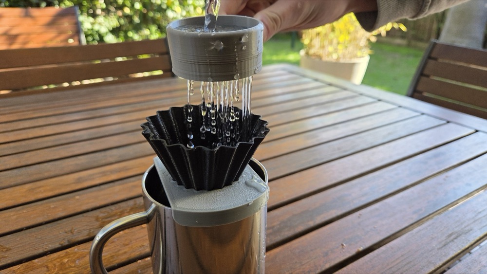 Hario V60 Kahve Makinesi Yağmur Başlıklı Pour Over Seti