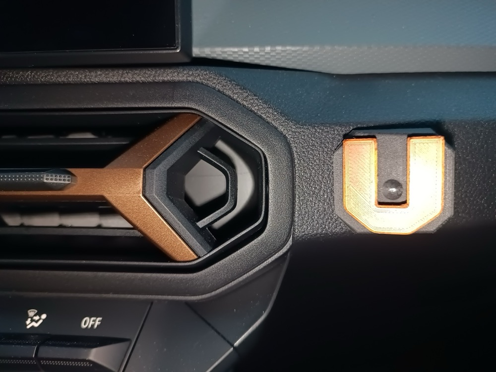Dacia radyo mikrofon tutucu görsel 2