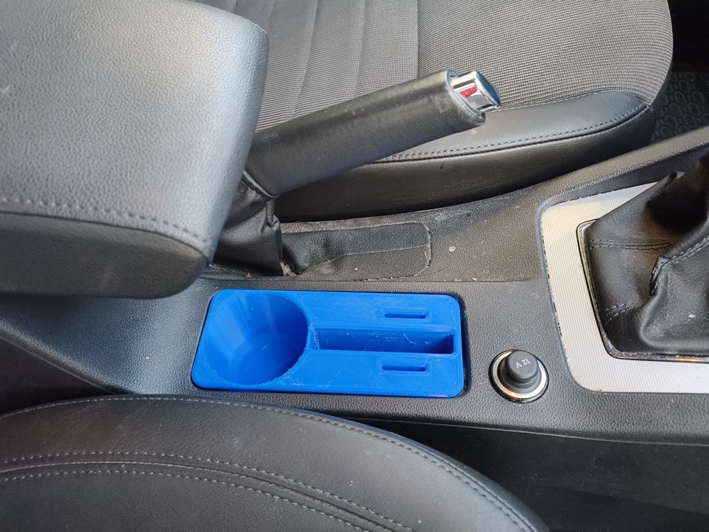 Skoda Octavia MK3 Bardaklık Telefon Insert