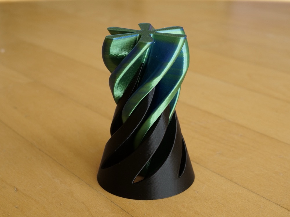 Spiral Koni Fidget (Burgulu, İç İçe Geçen İki Parçalı) görsel 2