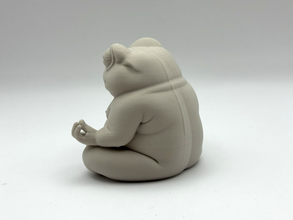 Şişman Zen Kurbağası Heykelciği (Meditasyon Pozunda) görsel 3