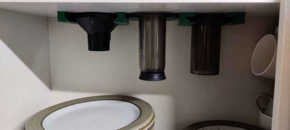 AeroPress Kahve Makinesi Parça Saklama Aparatı Seti görsel 2