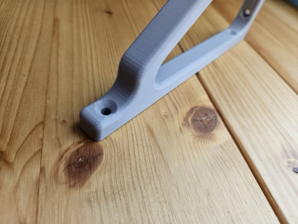 Dik Açılı Raf Braketi (İki Boy: 210 × 250 ve 160 × 190 mm) görsel 4