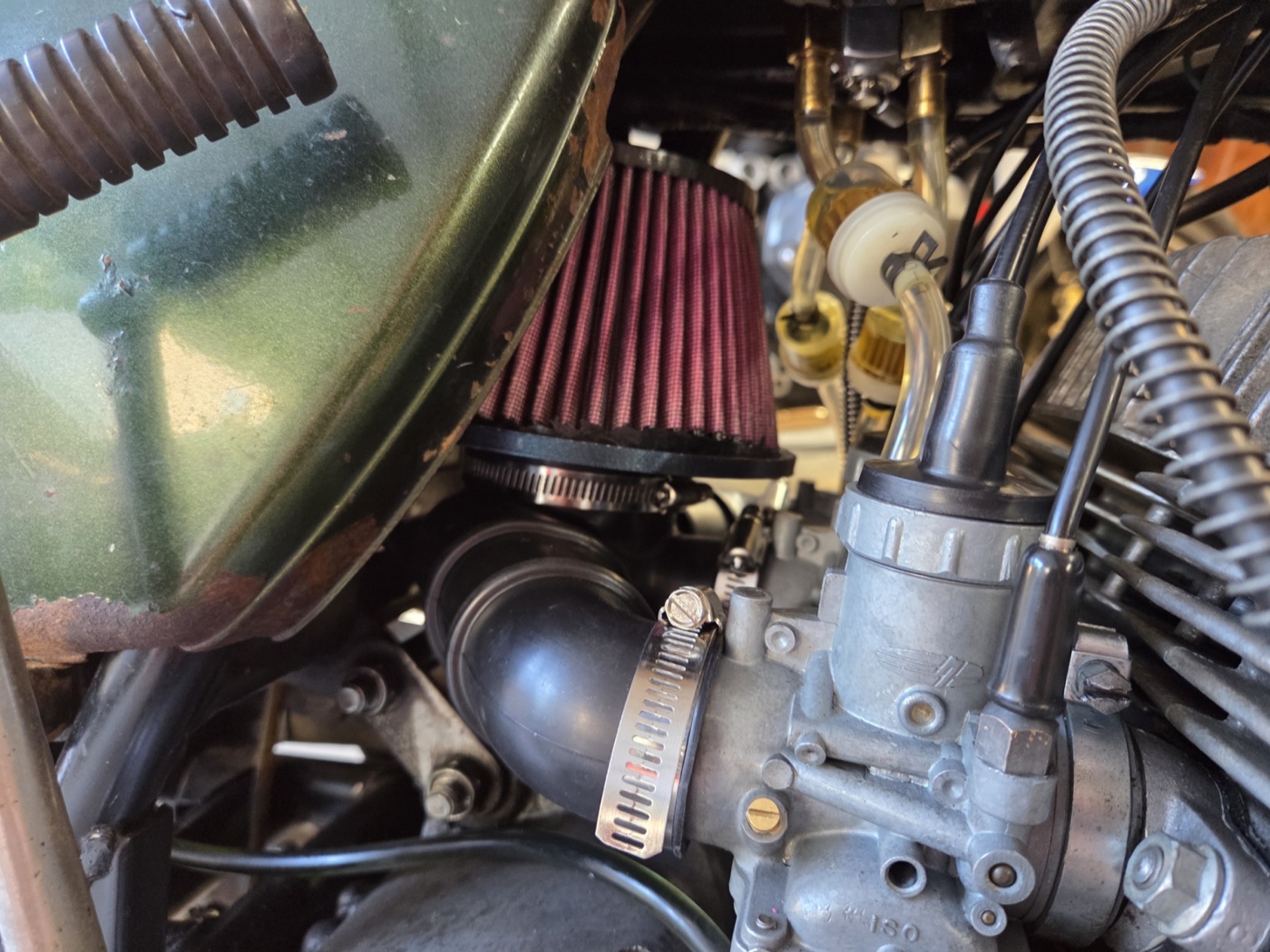 Kawasaki H1/KH500 Hava Filtresi Adaptör Kapağı 11012-011