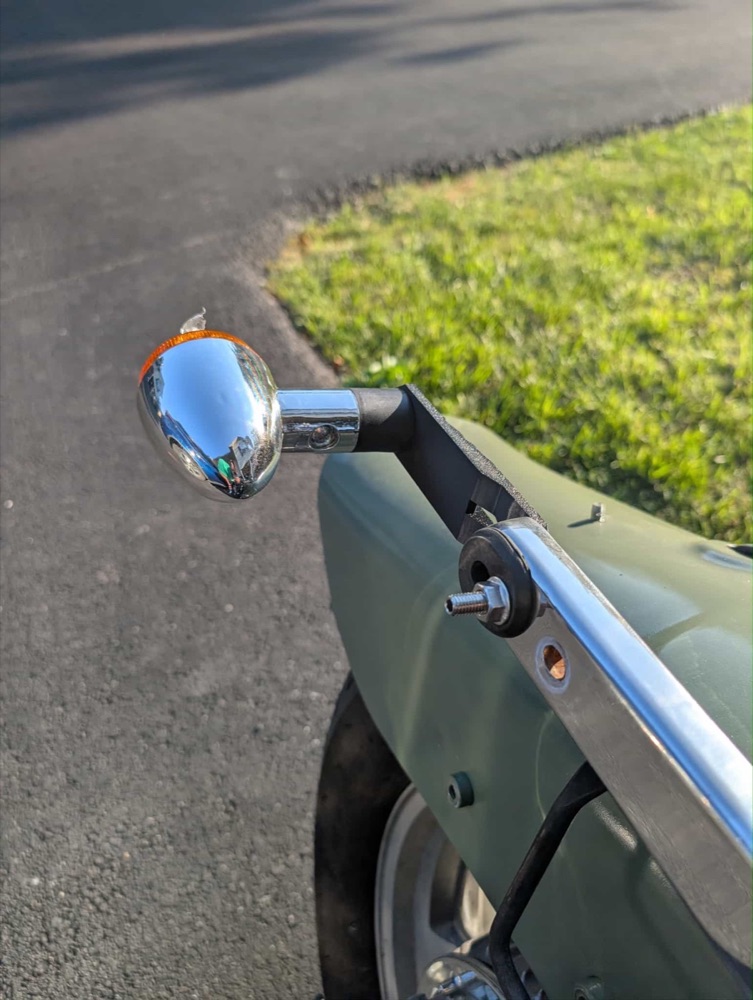 Honda Shadow VT1100C Arka Sinyal Uzatma Braketi görsel 5