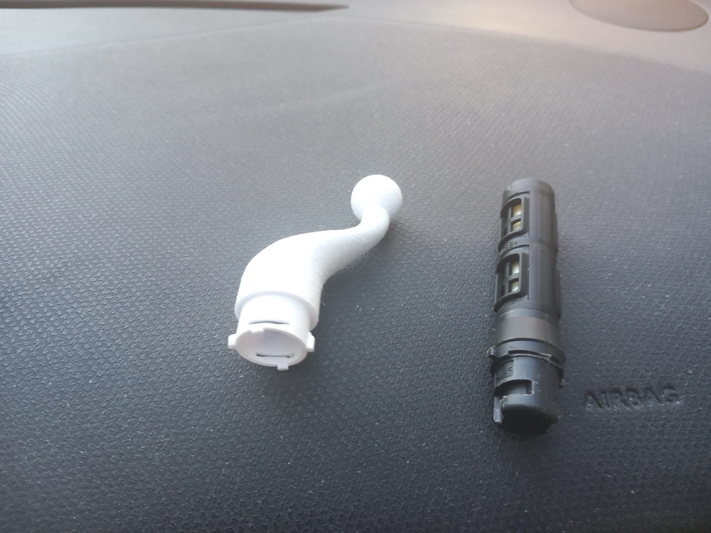 Citroën Koku Kapsülüne Geçen 17 mm Bilyeli Tutucu Adaptörü görsel 3